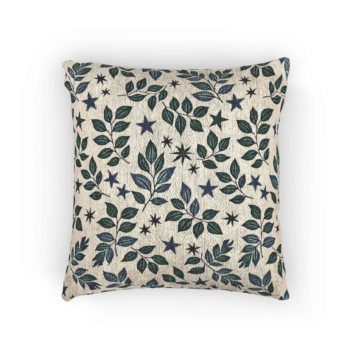 Leaf and Star Woven Accent Cushion - 1