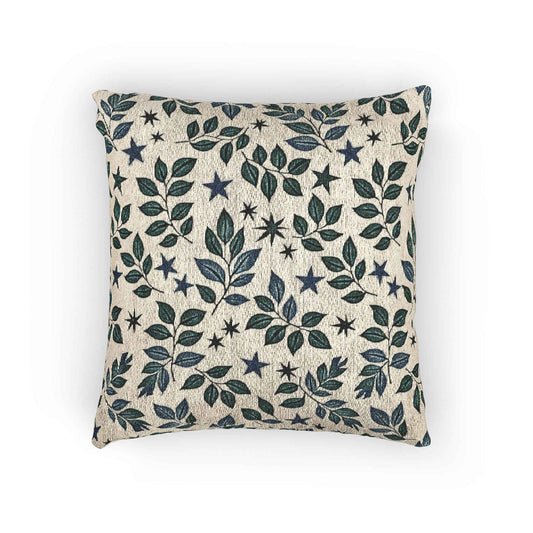 Leaf and Star Woven Accent Cushion - 1