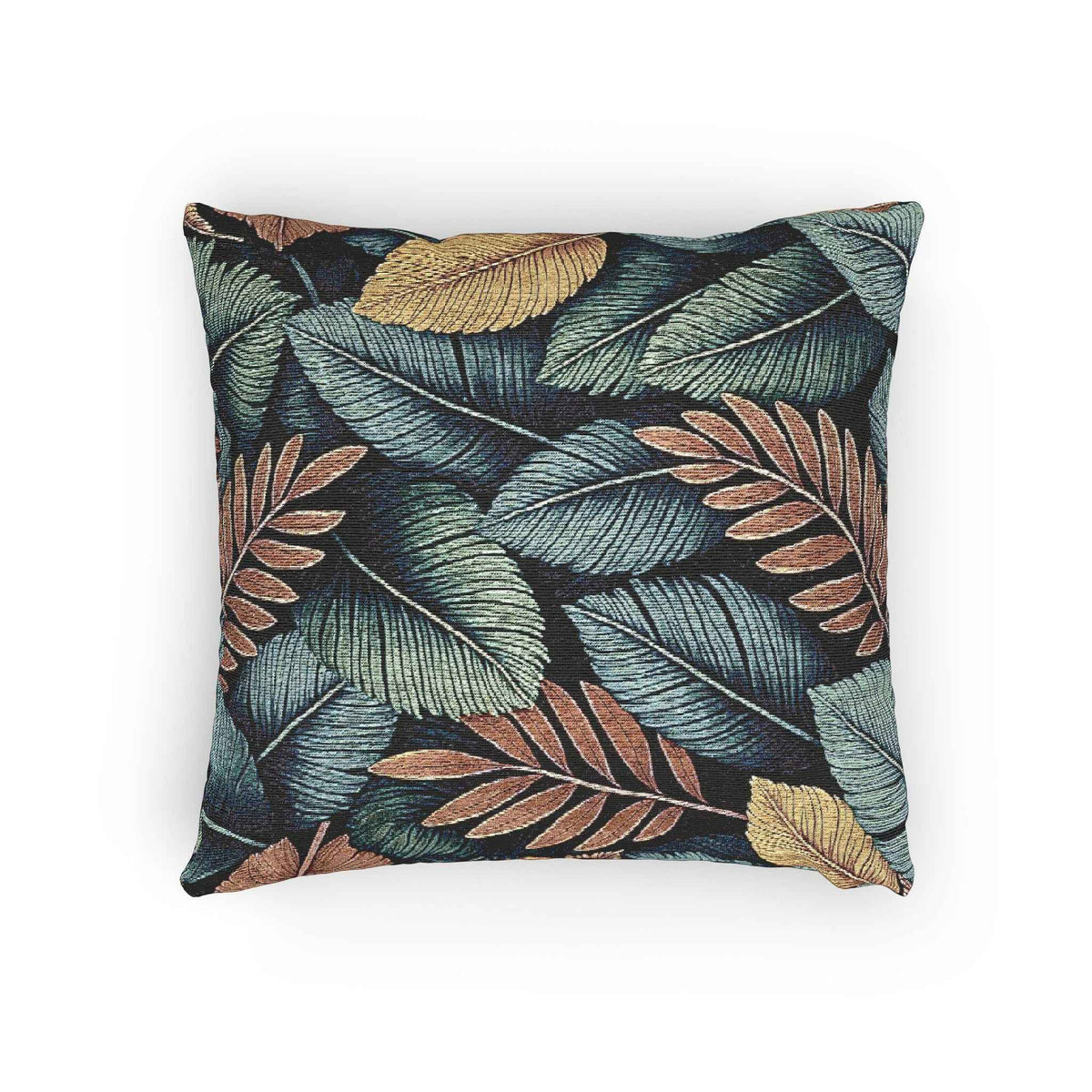Tropical Leaf Woven Accent Cushion - 4