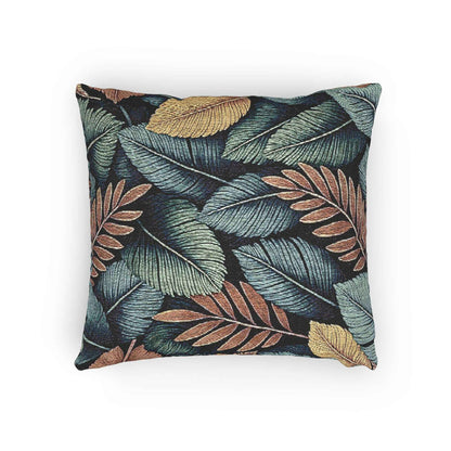 Tropical Leaf Woven Accent Cushion - 4