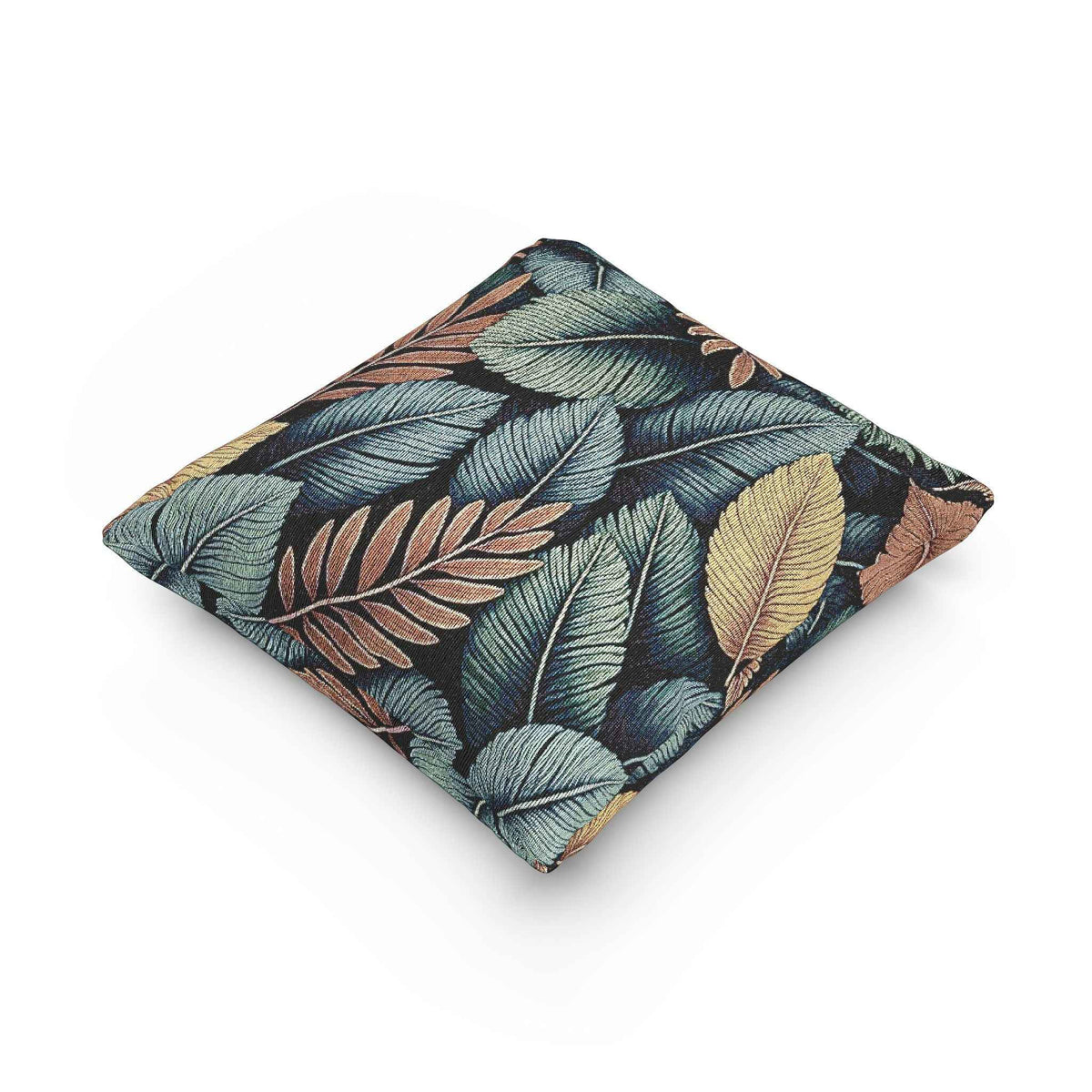 Tropical Leaf Woven Accent Cushion - 5