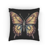 Gold Wing Butterfly Woven Accent Cushion - 1