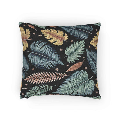 Mixed Autumn Leaf Woven Accent Cushion - 2